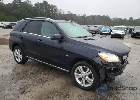 2012 Mercedes-Benz Ml 350 4Matic из США, поврежденный, VIN 4JGDA5HB5CA059864